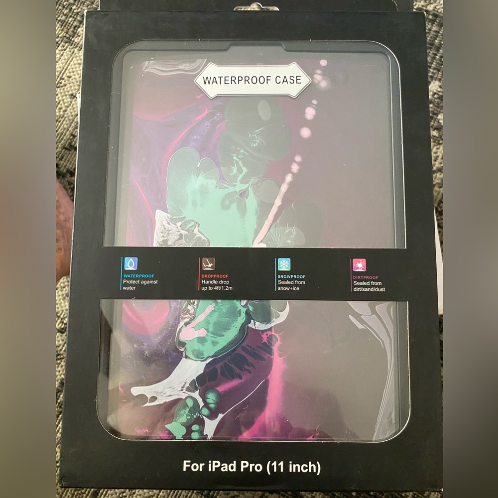 Waterproof Case, Amazon, For iPad Pro (11 inch), water, drop and snow proof.